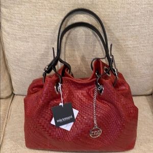 Mia Tomazzi Red Leather Purse